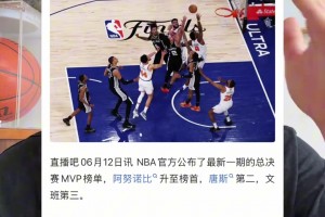 大史： 阿努诺比官方fmvp排名第一 布伦森仅仅排第四是不是低了点