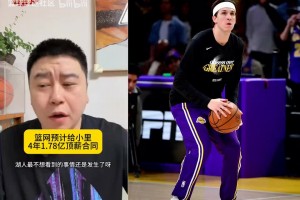 大史：篮网预计4年1.78亿顶薪续约小里夫斯