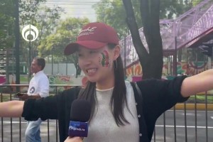 真开心~来自中国上海的女球迷坦白她对塔可饼和墨西哥酱的热爱~