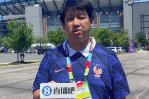 直播吧现场报道:法国对阵巴拉圭,气温高达38℃,体感温度突破40℃